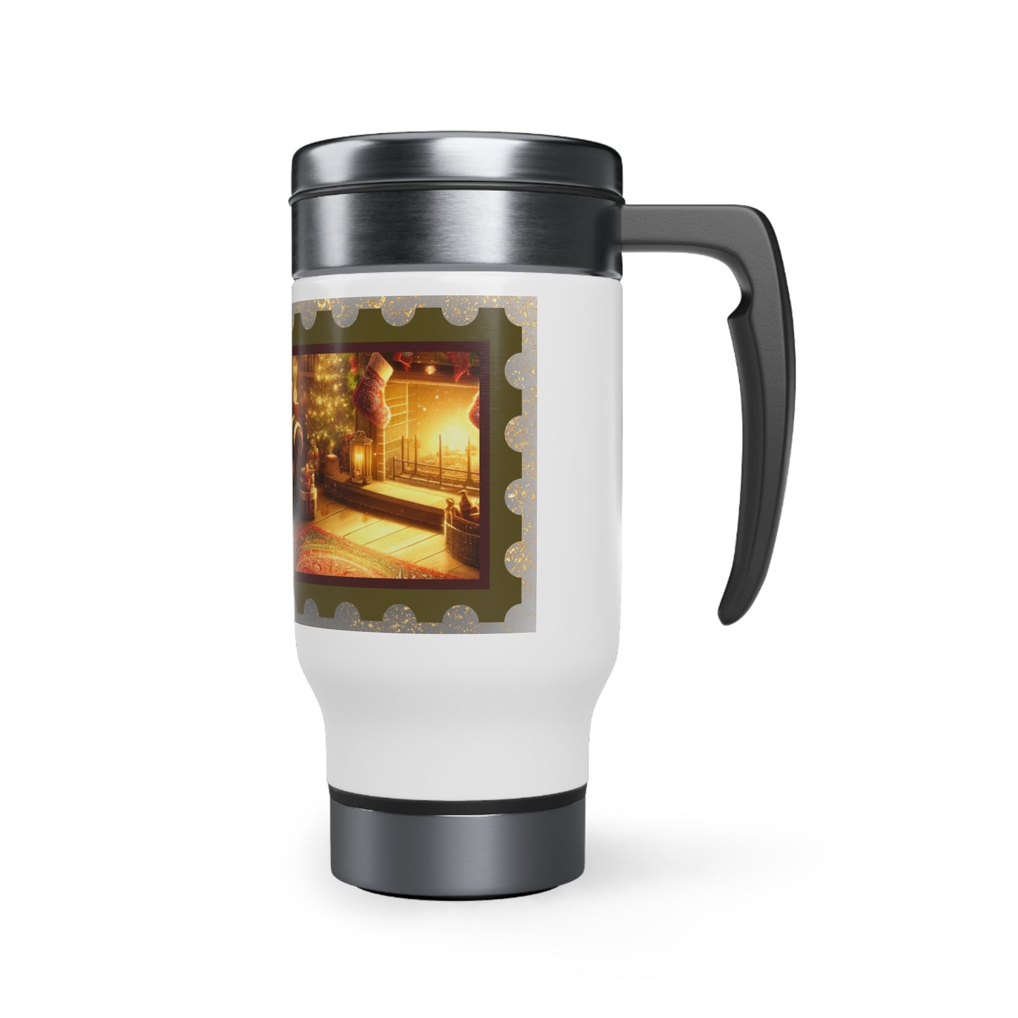 The Cozy Holiday 14oz Stainless Steel Travel Mug