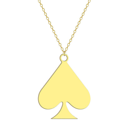 Ace of Spades Necklace