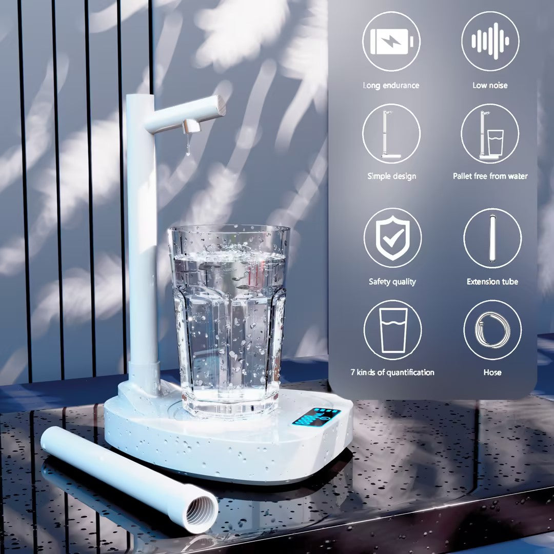 AquaFlow Pro: Rechargeable Water Pump with Stand