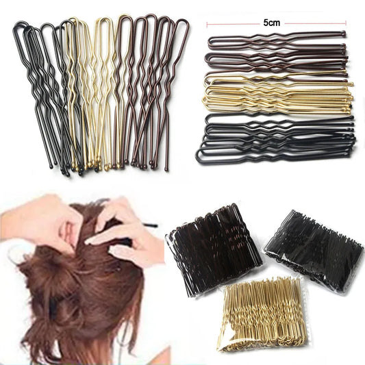50 Pcs U-Shaped Hairpins