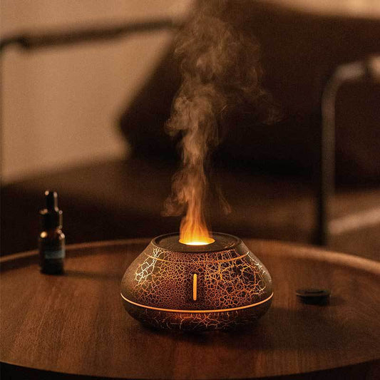 Flame of Serenity Colorful Simulation Flame Aroma Diffuser