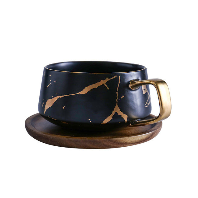 Enchanting Elegance: Discover Our Marble Gold Mugs