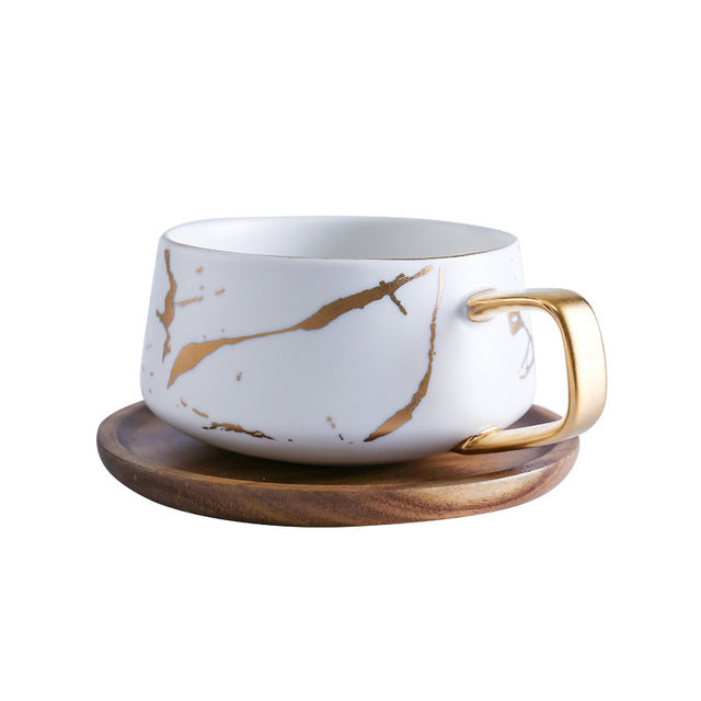 Enchanting Elegance: Discover Our Marble Gold Mugs