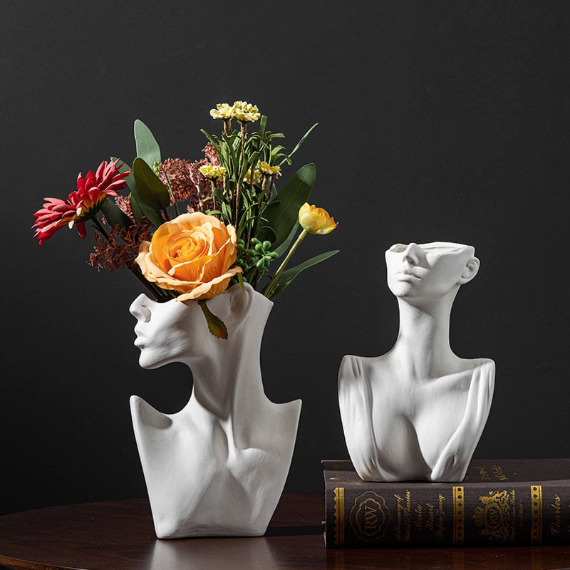 Elegance in Form Ceramic Vase