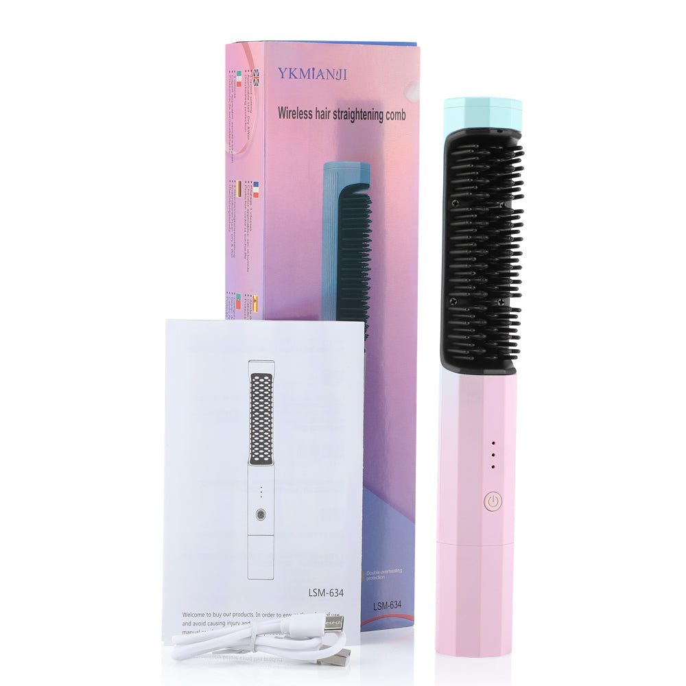 LuxStyle Cordless Hair Straightening Brush
