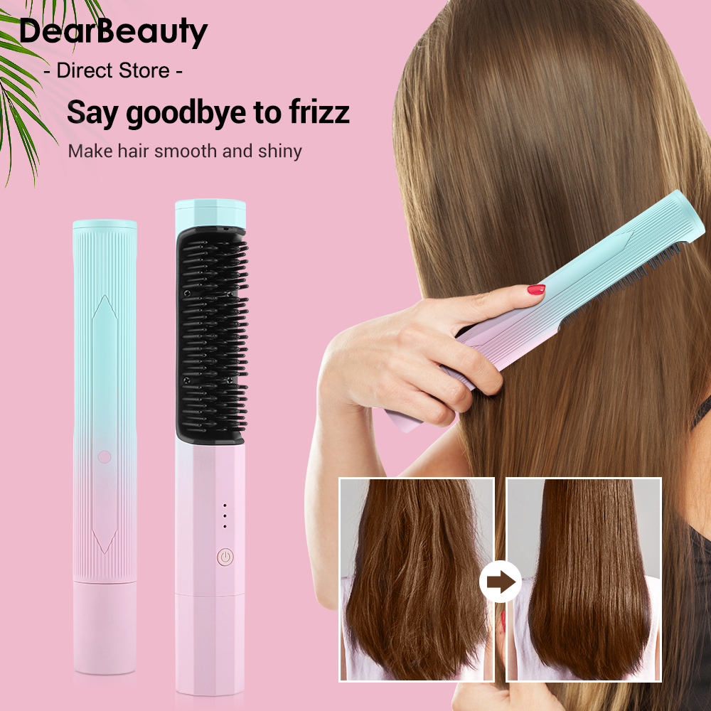 LuxStyle Cordless Hair Straightening Brush