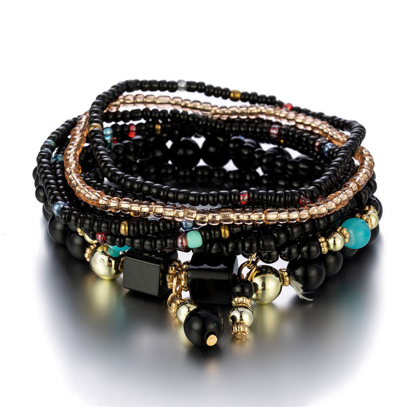 Boho Chic Multi-Layered Harmony Bracelet