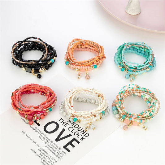 Boho Chic Multi-Layered Harmony Bracelet